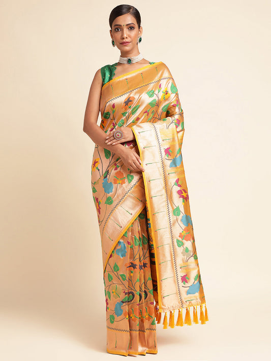 Women's Banarasi Soft Silk Paithani Saree image 1