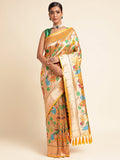 Women's Banarasi Soft Silk Paithani Saree image 1