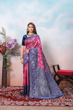 Kanjiwaram Silk With Rich Pallu Traditional Wear Sari With Blouse 11-VF image 9