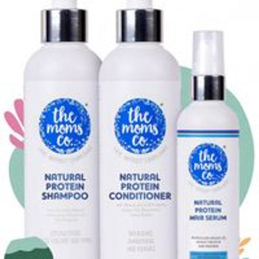 The Moms Co Anti Hair Fall 3-Step Protein Kit image 1