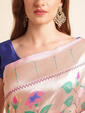 Women's Banarasi Soft Silk Paithani Saree image 14