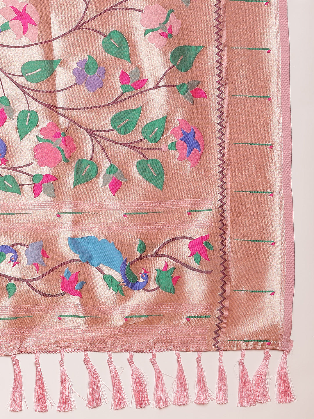 Women's Banarasi Soft Silk Paithani Saree image 15