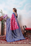 Kanjiwaram Silk With Rich Pallu Traditional Wear Sari With Blouse 11-VF image 21