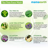 Mamaearth Tea Tree Face Wash for Acne & Pimples - 100 ml image 3