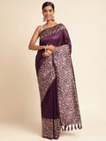 Rich Pallu Row Silk Weaving Work Saree image 1