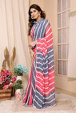 Pure Soft Georgette Ready To Wear Saree image 2
