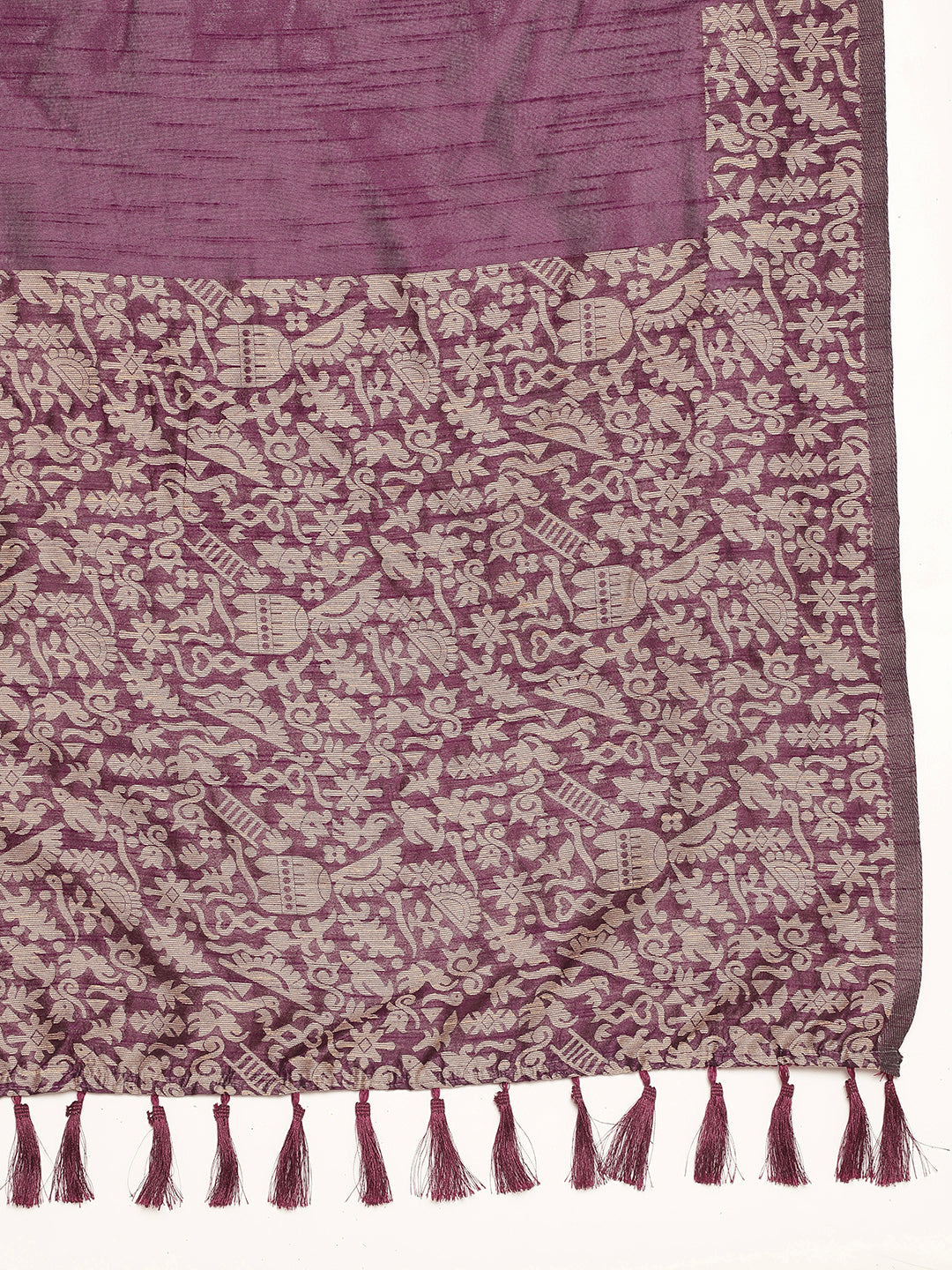Rich Pallu Row Silk Weaving Work Saree image 7