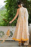 Multi Color Premium Cotton kurta with pant dupatta set image 4