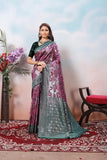 Kanjiwaram Silk With Rich Pallu Traditional Wear Sari With Blouse 11-VF image 10