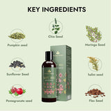 Avimee Herbal Sapt Beej Hair Oil 7 Oils In One Non Sticky & Non Greasy Hair Oil  Stronger Hair, Nourished Scalp With Goodness of 7 Seeds 100ml image 2