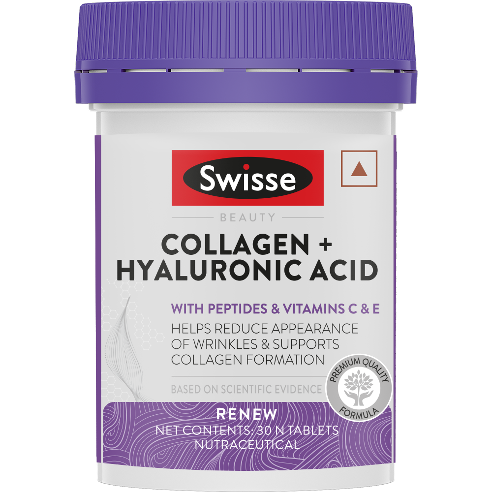 Swisse Collagen+ Hyaluronic Acid - 30 Tablets image 1