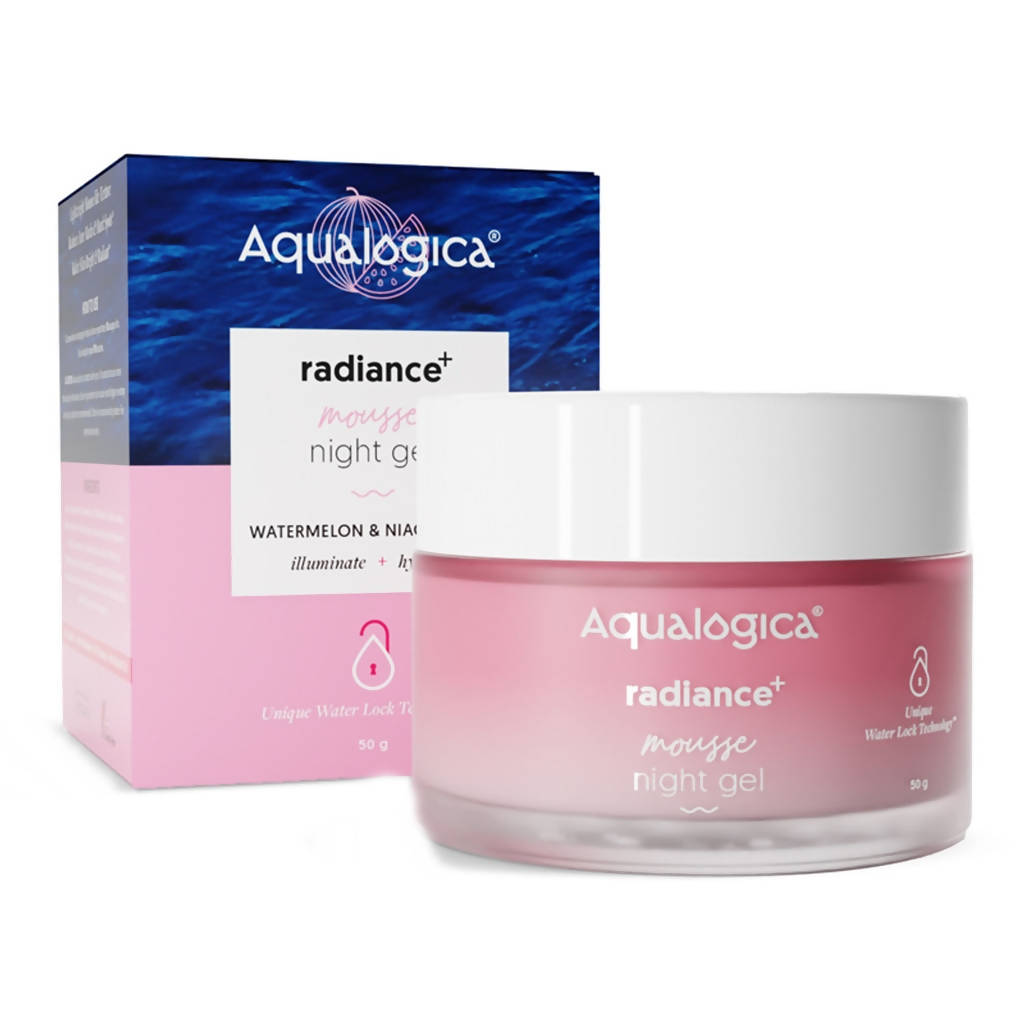 Aqualogica Radiance+ Mousse Night Gel -50 gm image 1
