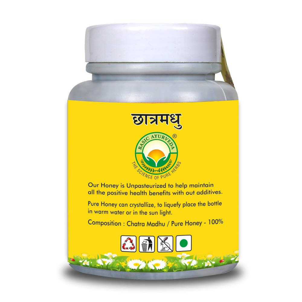 Basic Ayurveda Gold Meadows Pure Honey - 250 gms image 2