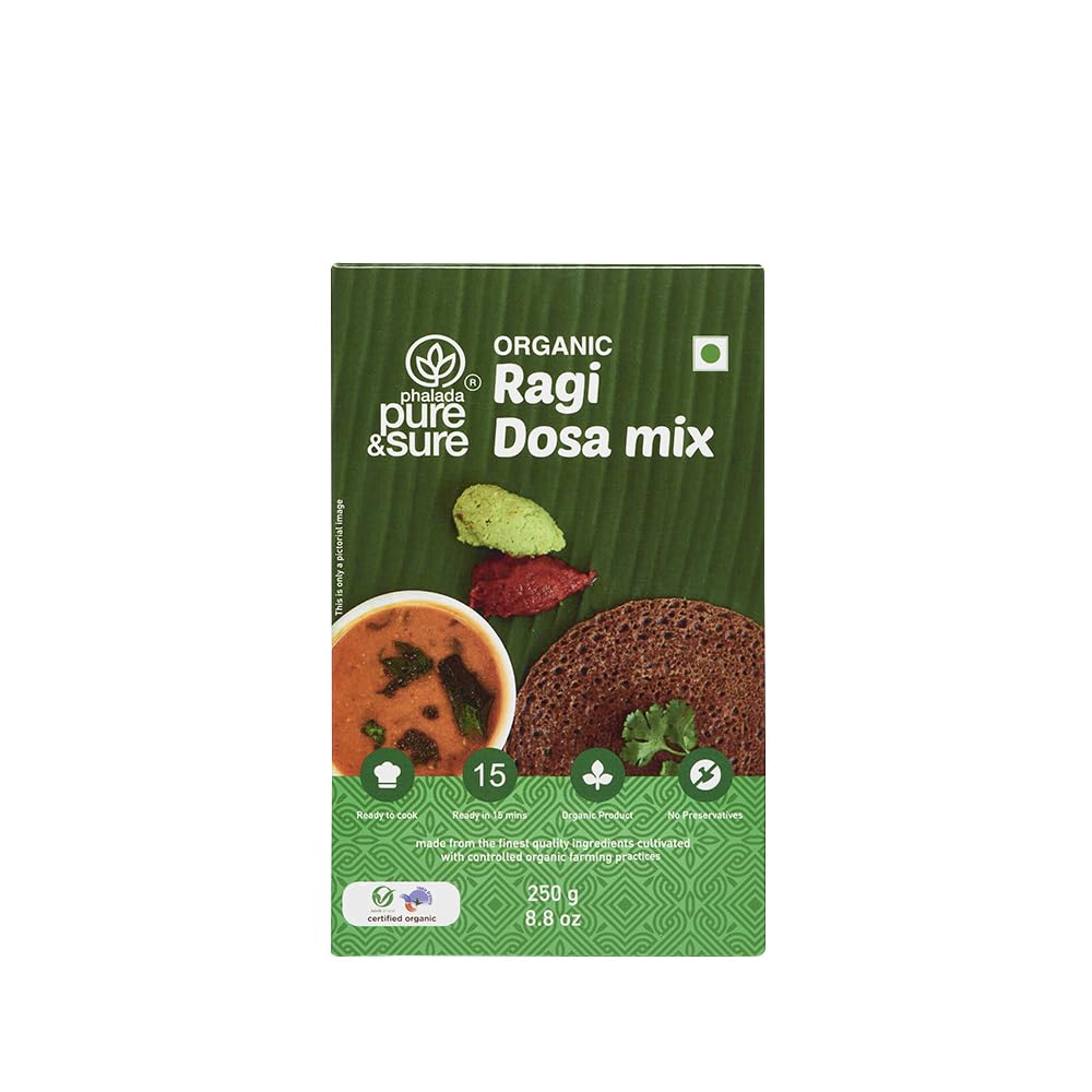 Pure & Sure Organic Ragi Dosa Mix - 250 gm image 1