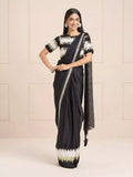 Heavy Pure Soft Georgette With Sequence Work Saree & Blouse image 1