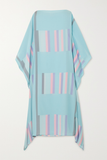 Soft Satin Silk Kaftan, Beach Wear Women's Caftan image 5