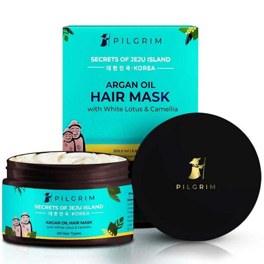 Pilgrim Argan Oil Hair Mask With White Lotus And Camellia - 200 ml image 1