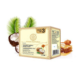 Khadi Natural Herbal Coconut Milk & Honey Soap | Pack of 3 image 1