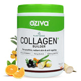 OZiva Plant Based Collagen Builder - 250 gm - Berry Orange image 1