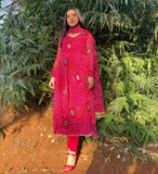 Full Stitched Heavy Georgette Dress With Dupatta image 1