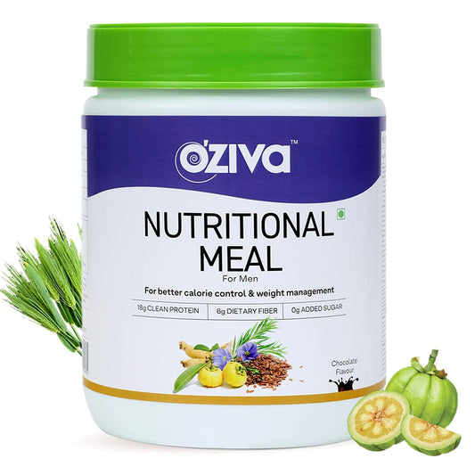 OZiva Nutritional Meal For Men - 16 Servings/ 500 gm image 1