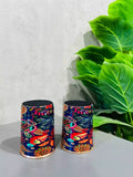 Copper Meenakari Printed Water Glass - 300ml -  Pack of 2 image 1