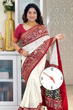 Pure Dola Silk Party Wear Saree & Blouse image 1