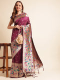 Pure Soft Kanchivaram Pethani Silk Saree image 4