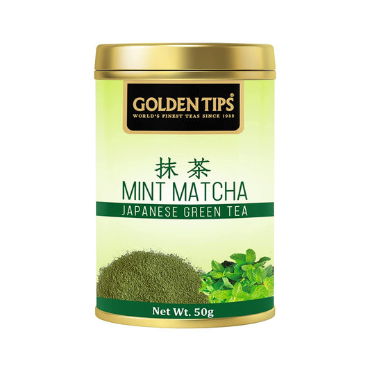 Golden Tips Mint Matcha Japanese Green Tea - 50 gm image 1