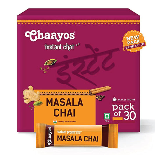 Chaayos Instant Tea Premix Masala Chai Sachets - 30 Sachets image 1