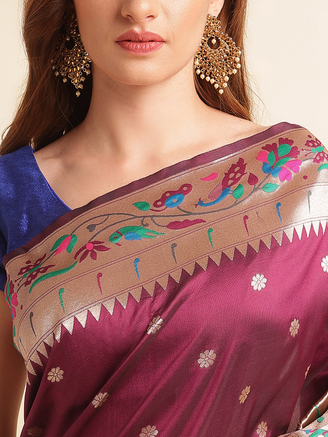Pure Soft Kanchivaram Pethani Silk Saree image 6