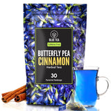 Blue Tea Butterfly Pea Cinnamon Herbal Tea Bags - 30 Teabags image 1