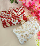 Bridal Embroidery Clutch image 1