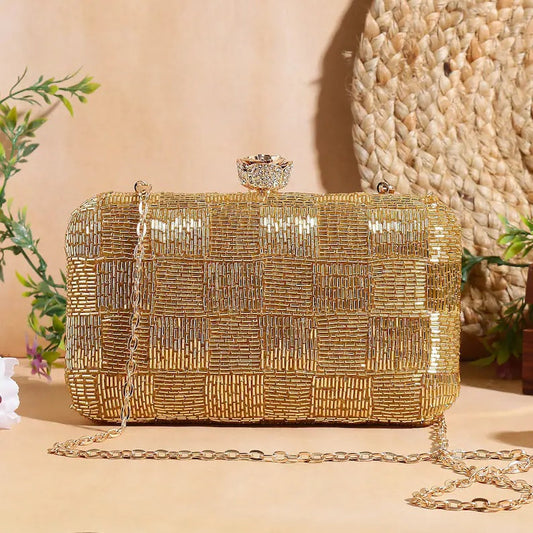 Clutch Embroidered Bridal Bag image 1