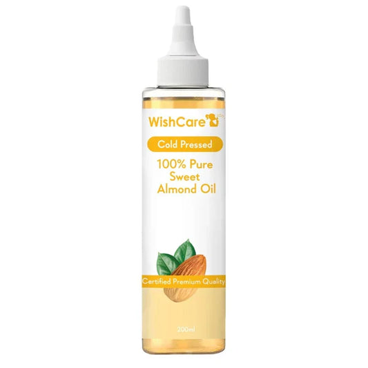 WishCare Pure Cold Pressed Sweet Almond Oil -100 ml image 1