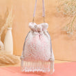 Designer pearl embroidered Potli bags image 1