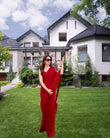 Soft Net With Satin Border Saree image 1
