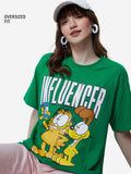 Garfield Influencer Women Oversized T-Shirts image 2