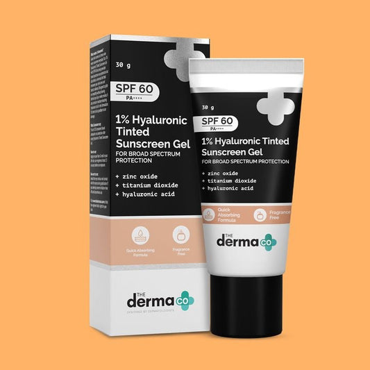 1% Hyaluronic Tinted Sunscreen Gel & PA++++ for Broad Spectrum Protection - 30g image 1