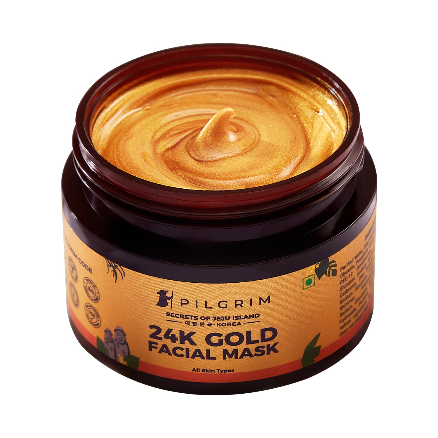 Pilgrim 24K Gold Facial Mask - 50 gm image 1