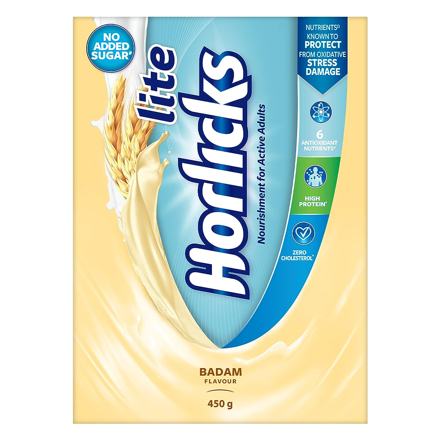 Horlicks Lite Refill Pack - Badam flavor image 1