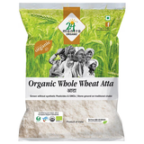 24 Mantra Organic Wholewheat Atta Premium - 1 KG image 1