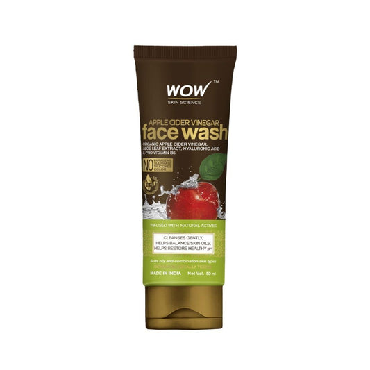 WOW Skin Science Apple Cider Vinegar Face Wash 100 ml image 1