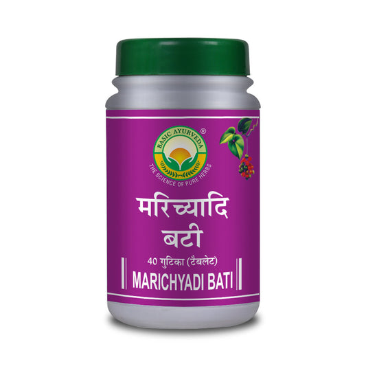 Basic Ayurveda Marchiyadi Bati - 40 Tablets image 1