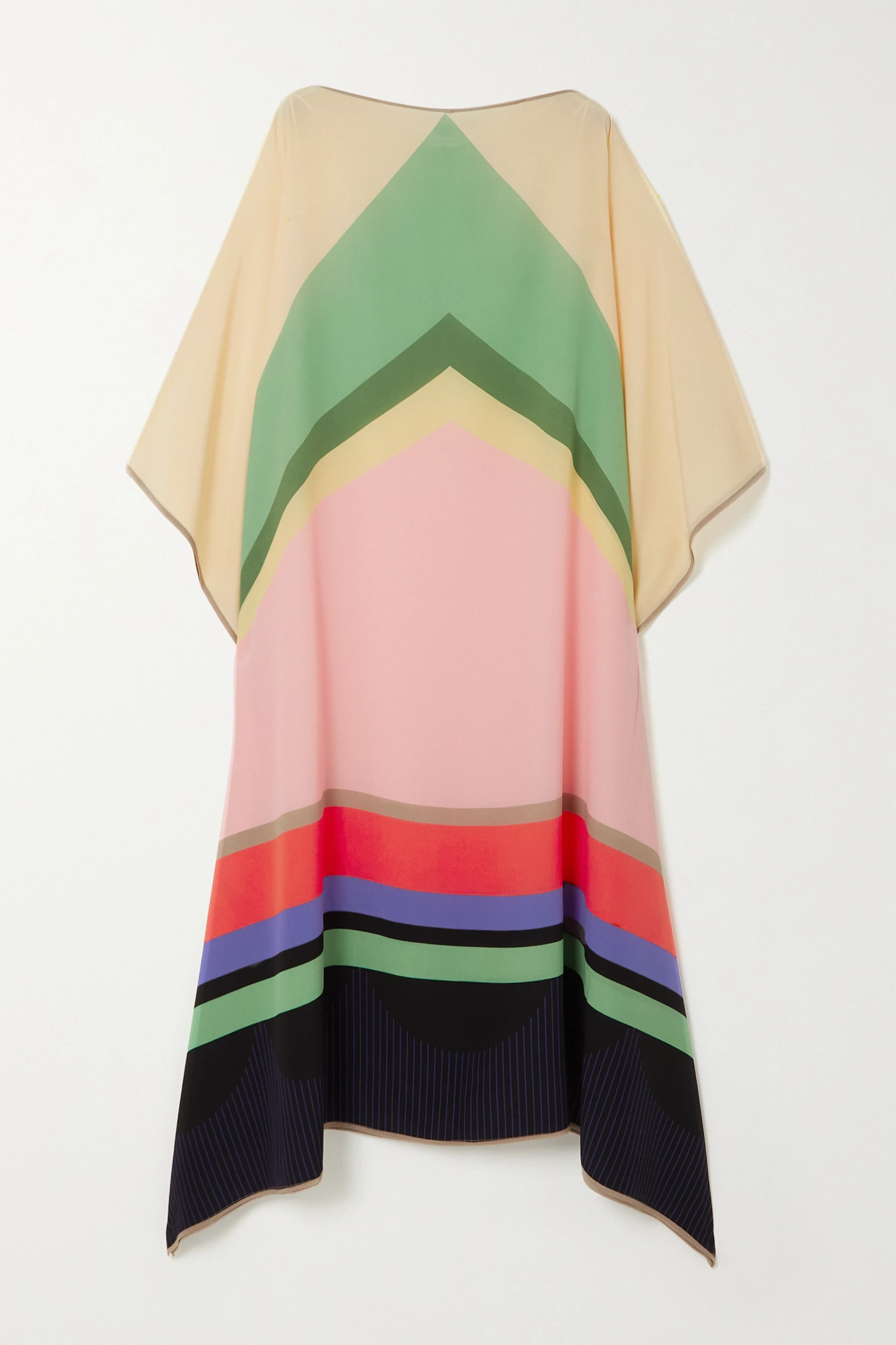 Soft Silk Crepe Kaftan, Women's Party Wear Caftan image 3