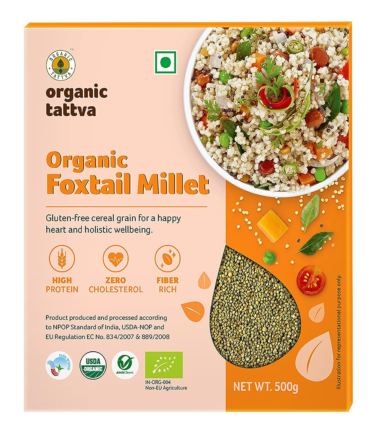 Organic Tattva Foxtail Millet - 500 gm image 1