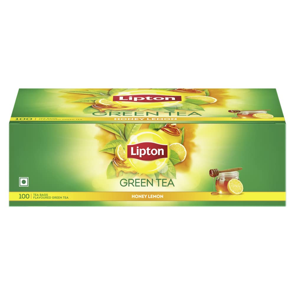Lipton Honey Lemon Green Tea Bags - 100 Tea Bags image 1