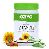 OZiva Plant Based Natural Vitamin E (With Argan oil + Aloe vera) - 30 Veg Capsules image 1