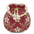 Maroon Potli Bags Valentines gift for her image 1