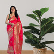 Pure Silk Zari Golden Weaving Rich Pallu Saree With Blouse image 1